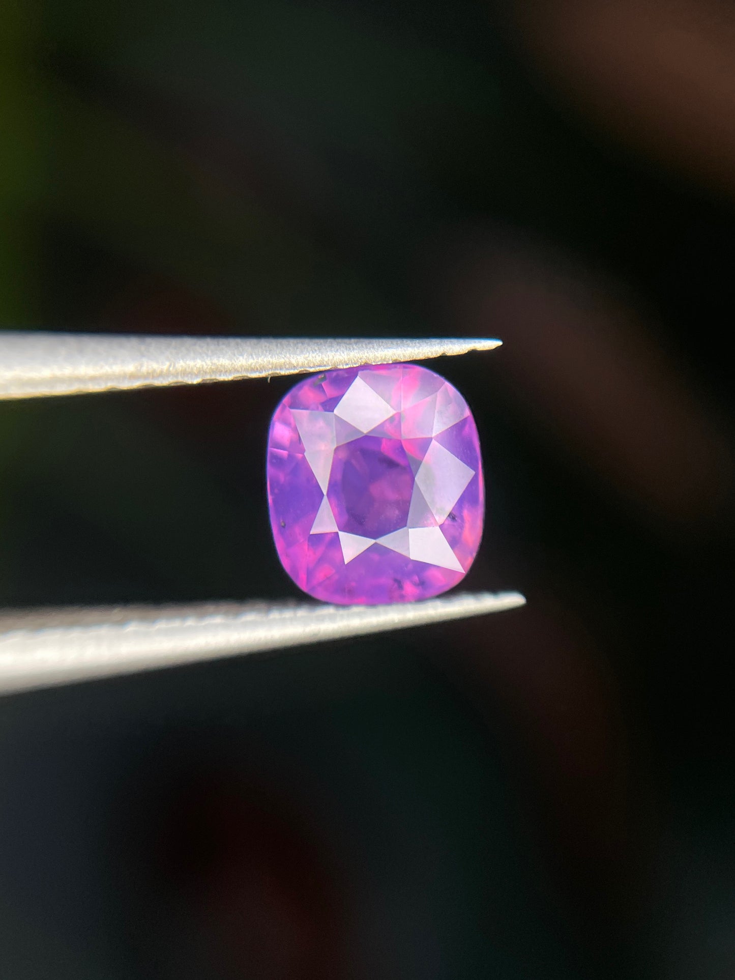 1 Ct Pink Purple Natural Sapphire