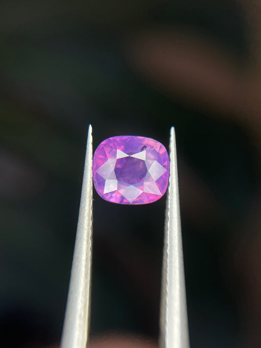 1 Ct Pink Purple Natural Sapphire