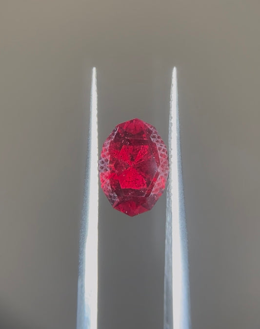 3.1 Ct Malaia Dark Red Garnet