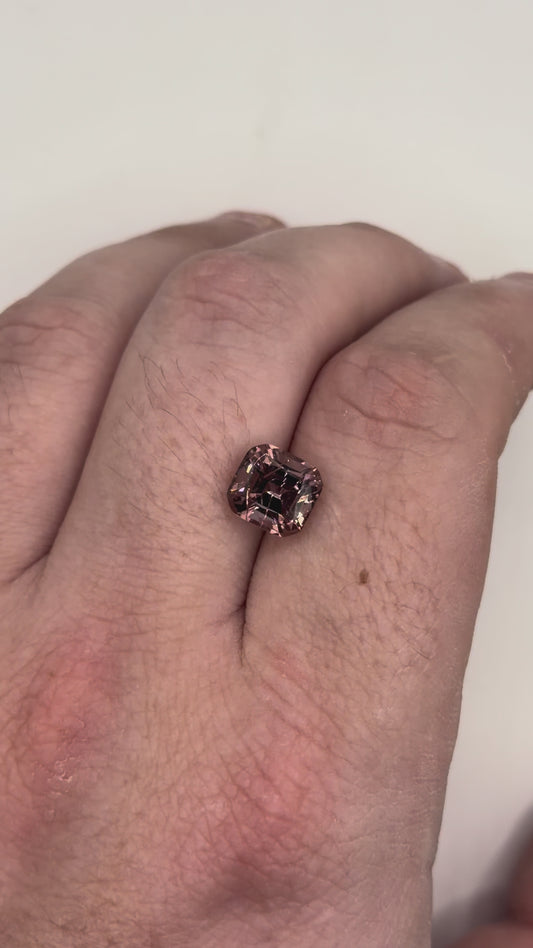 3.55 Ct Peachy Pink Tourmaline