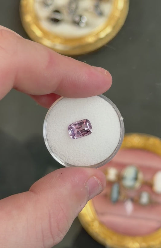 2.04 Ct Violet Pink Spinel with Cert.