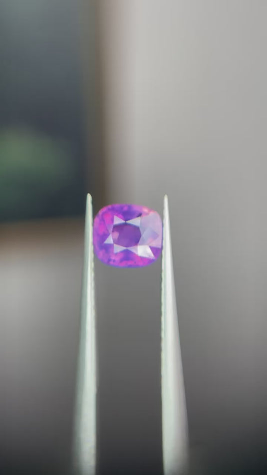 1 Ct Pink Purple Natural Sapphire